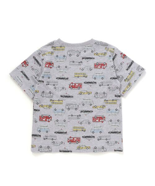 SLAP SLIP / スラップ スリップ Tシャツ | 【お揃い】くるまレモンいきもの総柄Tシャツ(80~130cm) | 詳細18