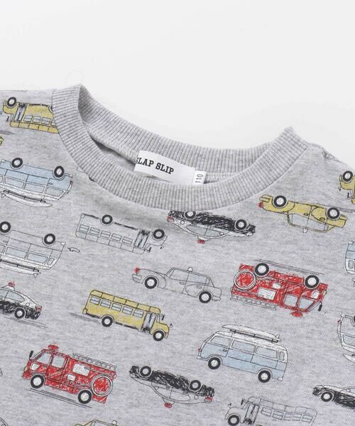 SLAP SLIP / スラップ スリップ Tシャツ | 【お揃い】くるまレモンいきもの総柄Tシャツ(80~130cm) | 詳細19