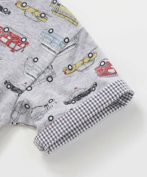 SLAP SLIP / スラップ スリップ Tシャツ | 【お揃い】くるまレモンいきもの総柄Tシャツ(80~130cm) | 詳細21