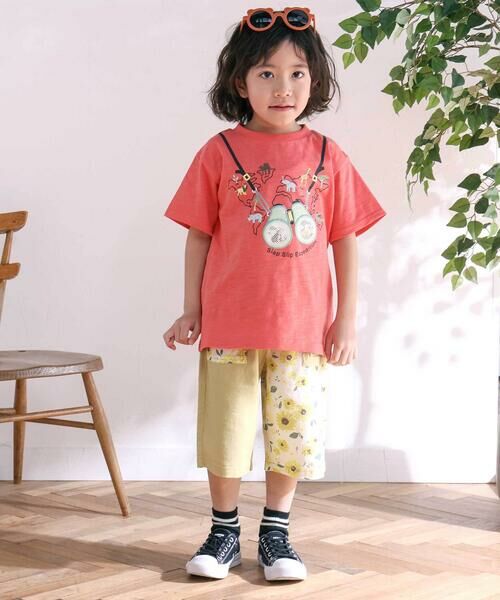 SLAP SLIP / スラップ スリップ Tシャツ | メッシュ双眼鏡刺しゅうモチーフプリントTシャツ(80~130cm) | 詳細6