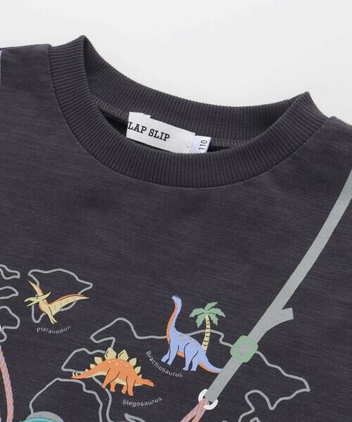 SLAP SLIP / スラップ スリップ Tシャツ | メッシュ双眼鏡刺しゅうモチーフプリントTシャツ(80~130cm) | 詳細15