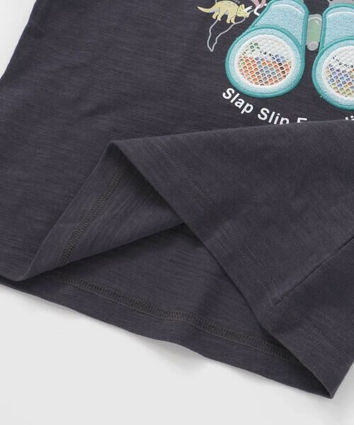 SLAP SLIP / スラップ スリップ Tシャツ | メッシュ双眼鏡刺しゅうモチーフプリントTシャツ(80~130cm) | 詳細18