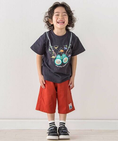 SLAP SLIP / スラップ スリップ Tシャツ | メッシュ双眼鏡刺しゅうモチーフプリントTシャツ(80~130cm) | 詳細11