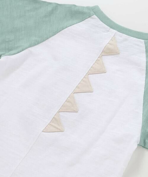 SLAP SLIP / スラップ スリップ Tシャツ | 飛行機クルマ恐竜刺しゅうプリントラグランTシャツ(80~130cm) | 詳細8