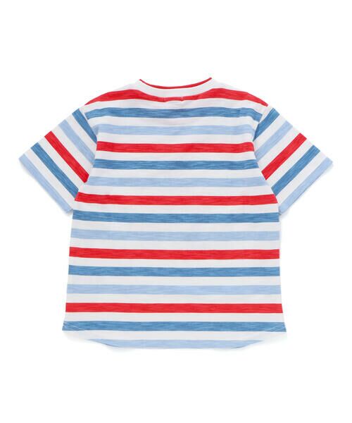 SLAP SLIP / スラップ スリップ Tシャツ | 【お揃い】ドイツイタリアフランスいろいろモチーフ無地ボーダー半袖Tシャツ(80~130cm) | 詳細7