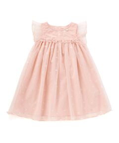 SLAP SLIP / スラップ スリップ ミニ丈・ひざ丈ワンピース | 【お揃い】チェリーオーロラ箔プリントチュールワンピース(80~130cm)