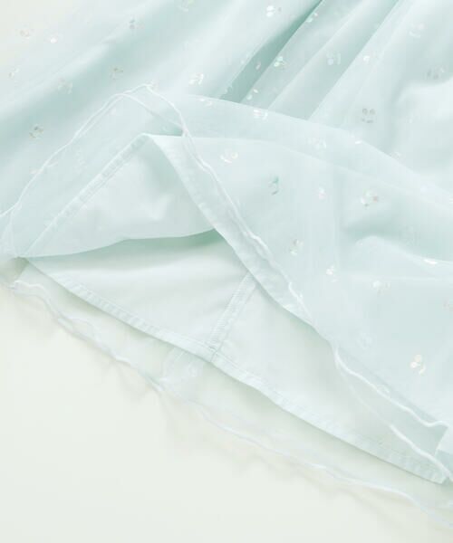 SLAP SLIP / スラップ スリップ ミニ丈・ひざ丈ワンピース | 【お揃い】チェリーオーロラ箔プリントチュールワンピース(80~130cm) | 詳細14