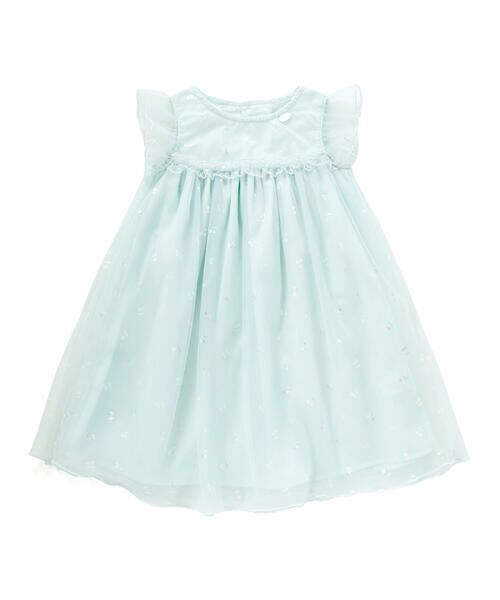 SLAP SLIP / スラップ スリップ ミニ丈・ひざ丈ワンピース | 【お揃い】チェリーオーロラ箔プリントチュールワンピース(80~130cm) | 詳細6