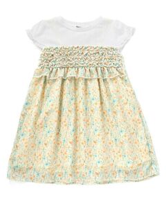 SLAP SLIP / スラップ スリップ ミニ丈・ひざ丈ワンピース | 花柄シフォンドッキングワンピース(80~130cm)