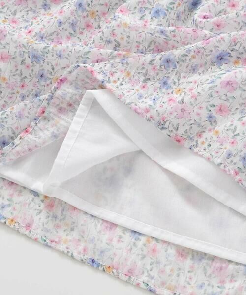 SLAP SLIP / スラップ スリップ ミニ丈・ひざ丈ワンピース | 花柄シフォンドッキングワンピース(80~130cm) | 詳細10