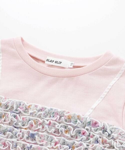 SLAP SLIP / スラップ スリップ ミニ丈・ひざ丈ワンピース | 花柄シフォンドッキングワンピース(80~130cm) | 詳細6