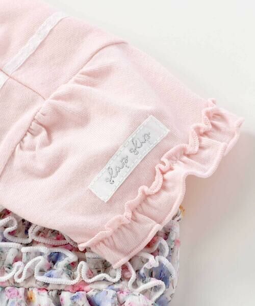 SLAP SLIP / スラップ スリップ ミニ丈・ひざ丈ワンピース | 花柄シフォンドッキングワンピース(80~130cm) | 詳細9