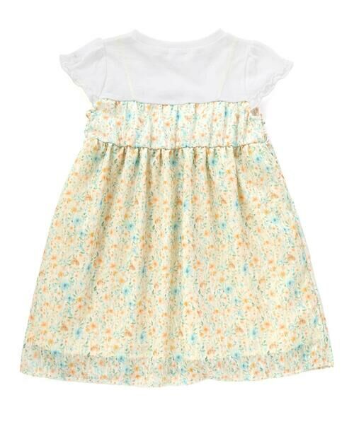 SLAP SLIP / スラップ スリップ ミニ丈・ひざ丈ワンピース | 花柄シフォンドッキングワンピース(80~130cm) | 詳細14