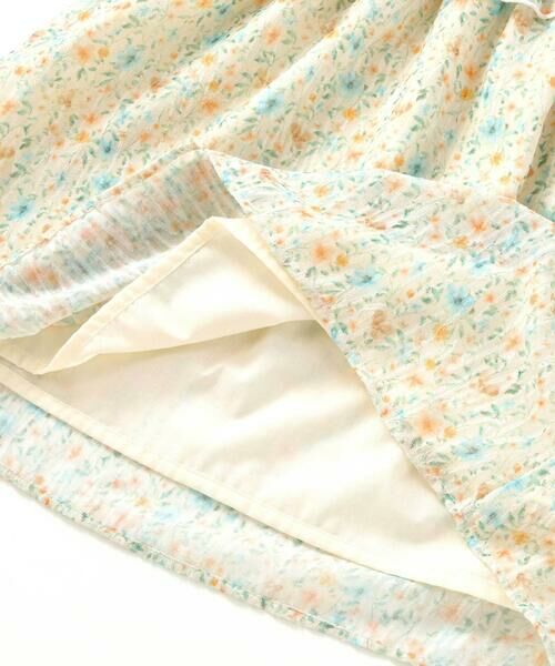 SLAP SLIP / スラップ スリップ ミニ丈・ひざ丈ワンピース | 花柄シフォンドッキングワンピース(80~130cm) | 詳細15