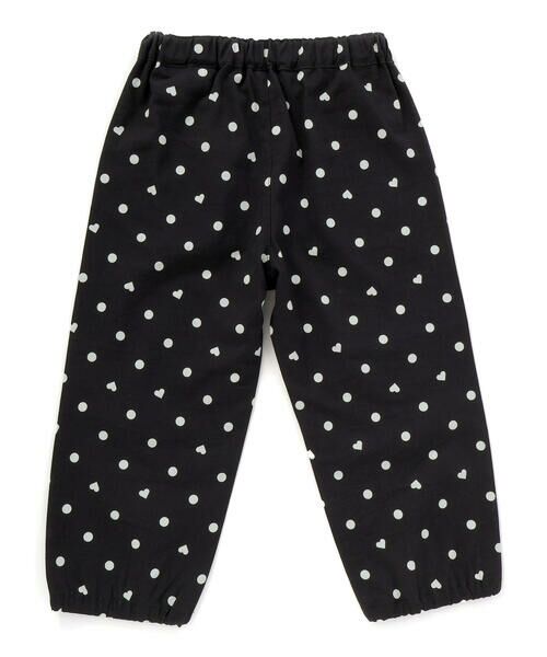 SLAP SLIP / スラップ スリップ セットアップ | 【接触冷感】バックリボントップス+裾ゴムボトムス隠しハートドットセットアップ(90~130cm) | 詳細12