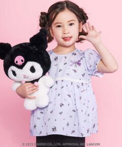 SLAP SLIP / スラップ スリップ シャツ・ブラウス | 【マイメロディ＆クロミ×SLAPSLIP】リボン付き総柄フレアチュニック(90~130cm)