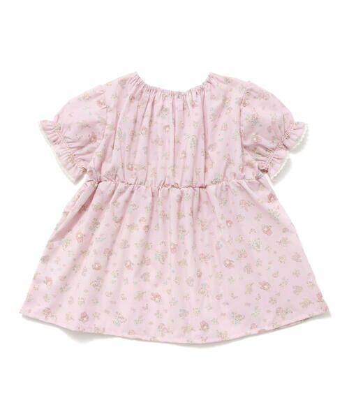 SLAP SLIP / スラップ スリップ シャツ・ブラウス | 【マイメロディ&クロミ×SLAPSLIP】リボン付き総柄フレアチュニック(90~130cm) | 詳細2