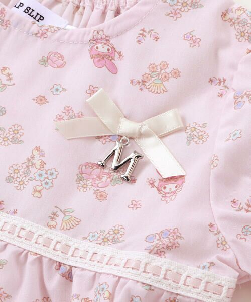 SLAP SLIP / スラップ スリップ シャツ・ブラウス | 【マイメロディ&クロミ×SLAPSLIP】リボン付き総柄フレアチュニック(90~130cm) | 詳細3