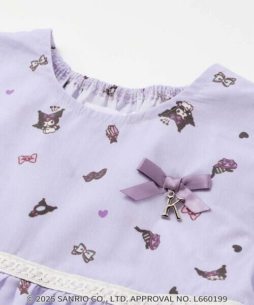 SLAP SLIP / スラップ スリップ シャツ・ブラウス | 【マイメロディ&クロミ×SLAPSLIP】リボン付き総柄フレアチュニック(90~130cm) | 詳細13