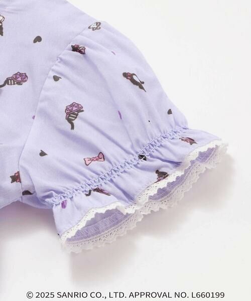 SLAP SLIP / スラップ スリップ シャツ・ブラウス | 【マイメロディ&クロミ×SLAPSLIP】リボン付き総柄フレアチュニック(90~130cm) | 詳細15