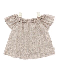 SLAP SLIP / スラップ スリップ シャツ・ブラウス | 肩リボン付き花柄チュニック(90~130cm)