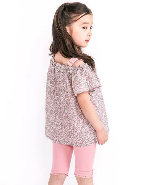 SLAP SLIP / スラップ スリップ シャツ・ブラウス | 肩リボン付き花柄チュニック(90~130cm) | 詳細5