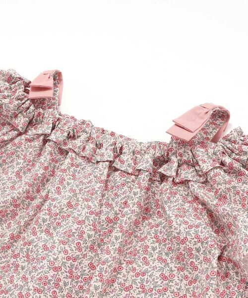 SLAP SLIP / スラップ スリップ シャツ・ブラウス | 肩リボン付き花柄チュニック(90~130cm) | 詳細9