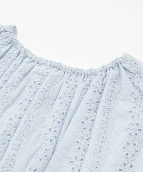 SLAP SLIP / スラップ スリップ シャツ・ブラウス | 袖レースクロシェ編みドッキングチュニック(80~130cm) | 詳細13