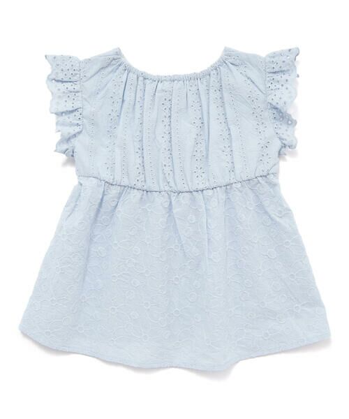 SLAP SLIP / スラップ スリップ シャツ・ブラウス | 袖レースクロシェ編みドッキングチュニック(80~130cm) | 詳細7