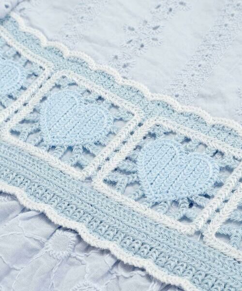 SLAP SLIP / スラップ スリップ シャツ・ブラウス | 袖レースクロシェ編みドッキングチュニック(80~130cm) | 詳細9