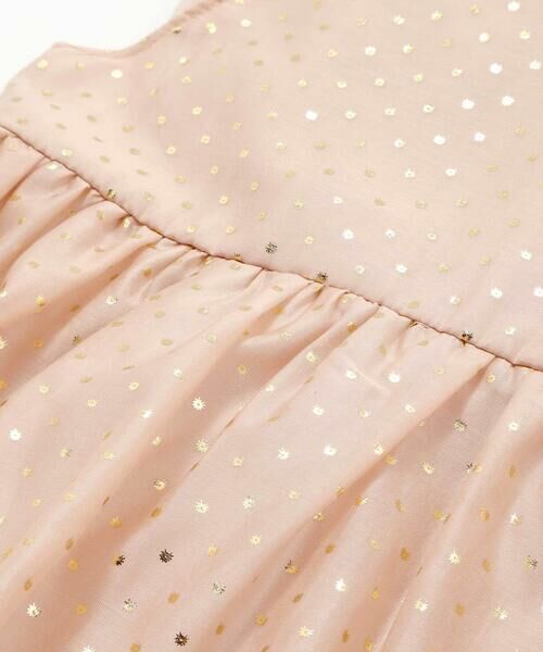 SLAP SLIP / スラップ スリップ シャツ・ブラウス | キラキラ箔プリントリボン付きバルーンオーガンジーブラウス(80~130cm) | 詳細13