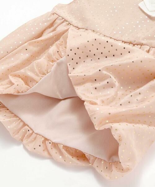 SLAP SLIP / スラップ スリップ シャツ・ブラウス | キラキラ箔プリントリボン付きバルーンオーガンジーブラウス(80~130cm) | 詳細14