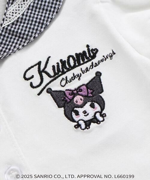 SLAP SLIP / スラップ スリップ ポロシャツ | 【マイメロディ＆クロミ×SLAPSLIP】耳付きセーラー襟パフスリーブポロシャツ(90~130cm) | 詳細3