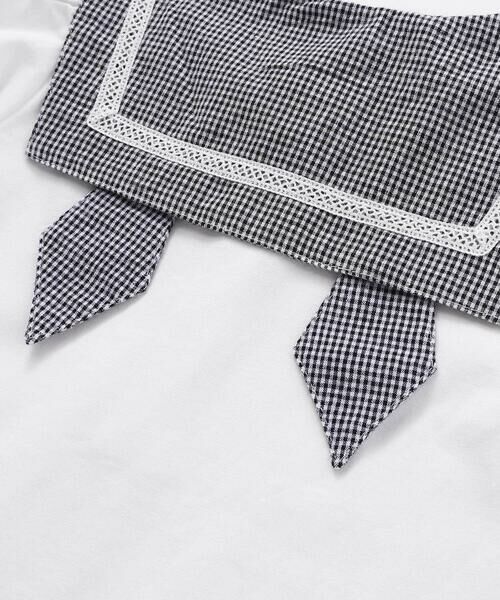 SLAP SLIP / スラップ スリップ ポロシャツ | 【マイメロディ＆クロミ×SLAPSLIP】耳付きセーラー襟パフスリーブポロシャツ(90~130cm) | 詳細4