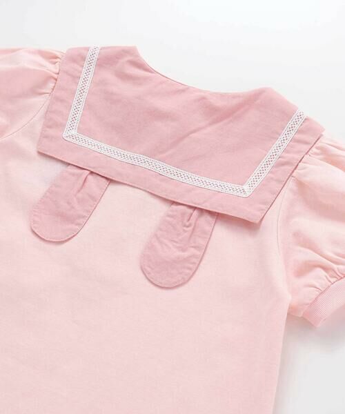 SLAP SLIP / スラップ スリップ ポロシャツ | 【マイメロディ＆クロミ×SLAPSLIP】耳付きセーラー襟パフスリーブポロシャツ(90~130cm) | 詳細15