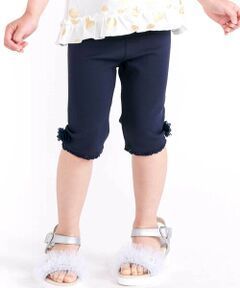 SLAP SLIP / スラップ スリップ レギンス・スパッツ | 【接触冷感】裾花レース5分丈レギンス(80~130cm)