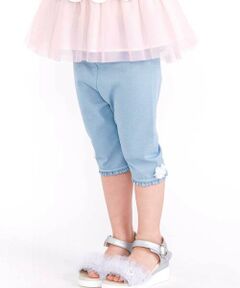 SLAP SLIP / スラップ スリップ レギンス・スパッツ | 【接触冷感】裾花レース5分丈レギンス(80~130cm)