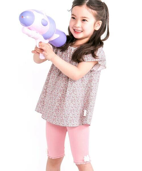 SLAP SLIP / スラップ スリップ レギンス・スパッツ | 【接触冷感】裾花レース5分丈レギンス(80~130cm) | 詳細5