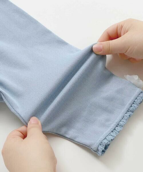 SLAP SLIP / スラップ スリップ レギンス・スパッツ | 【接触冷感】裾花レース5分丈レギンス(80~130cm) | 詳細15