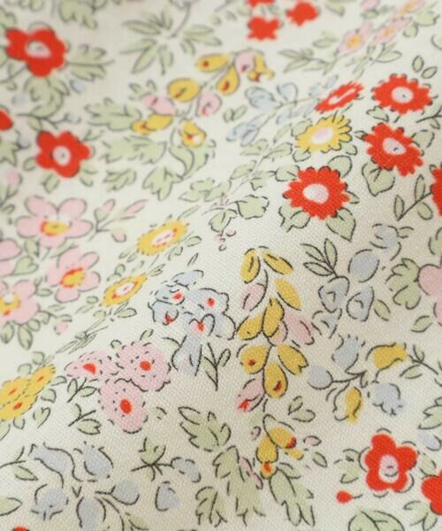 SLAP SLIP / スラップ スリップ ショート・ハーフ・半端丈パンツ | 【お揃い/接触冷感】裾スカラップ花柄ストライプショートパンツ(90~130cm) | 詳細8