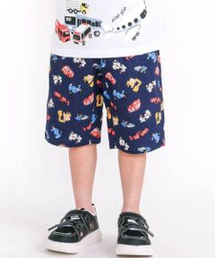 SLAP SLIP / スラップ スリップ ショート・ハーフ・半端丈パンツ | 【お揃い/接触冷感】はたらくくるまフルーツボタニカル総柄ハーフパンツ(80~130cm)