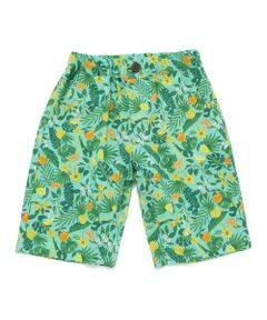 SLAP SLIP / スラップ スリップ ショート・ハーフ・半端丈パンツ | 【お揃い/接触冷感】はたらくくるまフルーツボタニカル総柄ハーフパンツ(80~130cm)