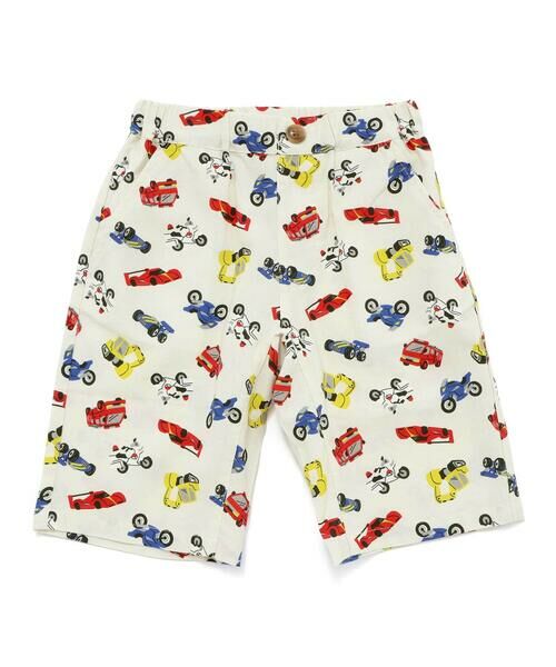 SLAP SLIP / スラップ スリップ ショート・ハーフ・半端丈パンツ | 【お揃い/接触冷感】はたらくくるまフルーツボタニカル総柄ハーフパンツ(80~130cm) | 詳細2