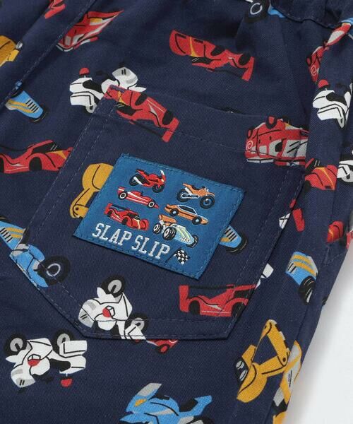 SLAP SLIP / スラップ スリップ ショート・ハーフ・半端丈パンツ | 【お揃い/接触冷感】はたらくくるまフルーツボタニカル総柄ハーフパンツ(80~130cm) | 詳細8