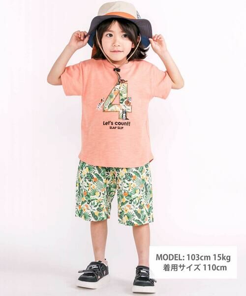 SLAP SLIP / スラップ スリップ ショート・ハーフ・半端丈パンツ | 【お揃い/接触冷感】はたらくくるまフルーツボタニカル総柄ハーフパンツ(80~130cm) | 詳細12