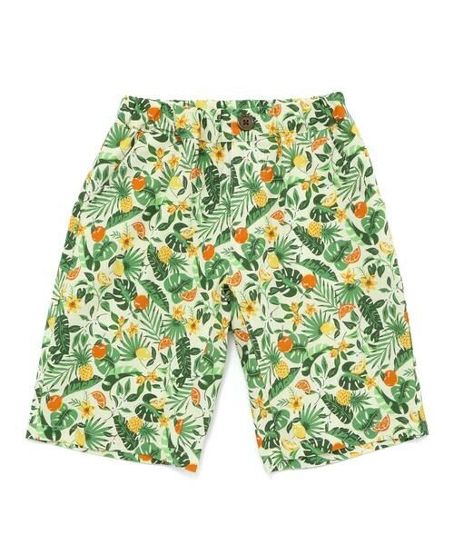 SLAP SLIP / スラップ スリップ ショート・ハーフ・半端丈パンツ | 【お揃い/接触冷感】はたらくくるまフルーツボタニカル総柄ハーフパンツ(80~130cm) | 詳細14