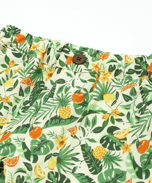 SLAP SLIP / スラップ スリップ ショート・ハーフ・半端丈パンツ | 【お揃い/接触冷感】はたらくくるまフルーツボタニカル総柄ハーフパンツ(80~130cm) | 詳細16