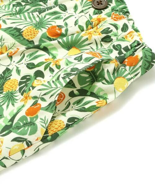 SLAP SLIP / スラップ スリップ ショート・ハーフ・半端丈パンツ | 【お揃い/接触冷感】はたらくくるまフルーツボタニカル総柄ハーフパンツ(80~130cm) | 詳細17