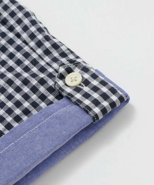 SLAP SLIP / スラップ スリップ ショート・ハーフ・半端丈パンツ | 【お揃い/接触冷感】チェックストライプ裾折り返しサイドタブハーフパンツ(80~130cm) | 詳細8