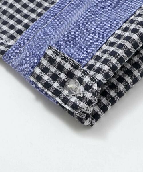 SLAP SLIP / スラップ スリップ ショート・ハーフ・半端丈パンツ | 【お揃い/接触冷感】チェックストライプ裾折り返しサイドタブハーフパンツ(80~130cm) | 詳細10